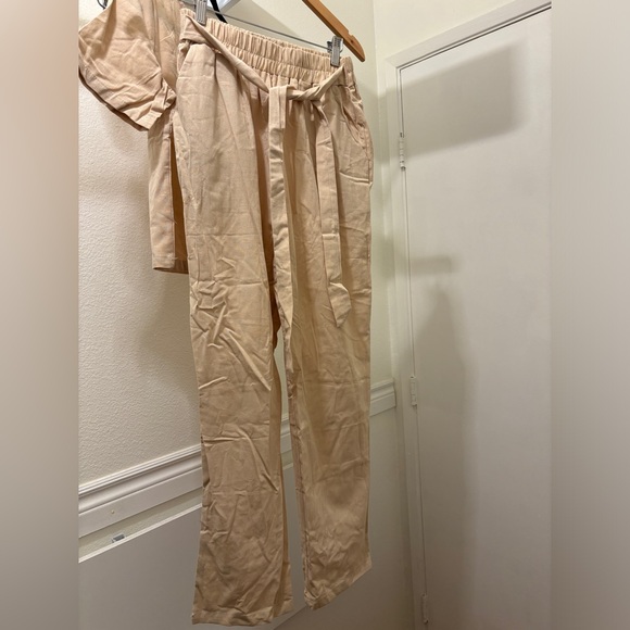 NWT 2 Piece Outfit Cotton/ Linen Casual Matching Set - Picture 11 of 14